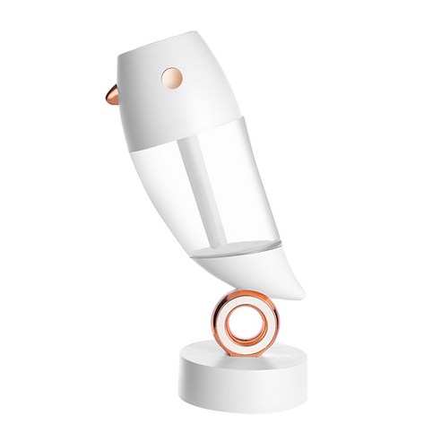 THE VEDO SHOP 230ml 쿨 미스트 베이비 가습기 침대 옆 조명 미니 책상 LED 야간 조명 보육 어린이 침실 가습기 룸 테이블 장식, {"사이즈":"90x220mm"}, {"색상":"하얀색"}, {"수건소재":"플라스틱"}
