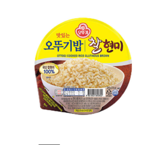 오뚜기 오뚜기밥 찰현미, 210g, 22개