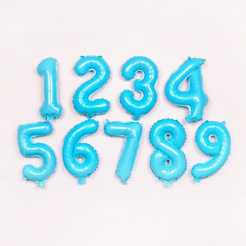 숫자 은박 호일 풍선으로 특별한 날을 디자인하세요!