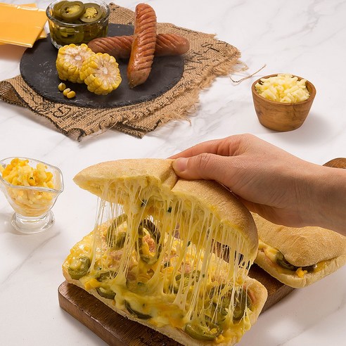 그릴몬스터 할라피뇨 수제냉동 치아바타 그릴드치즈샌드위치, 1개, 240g