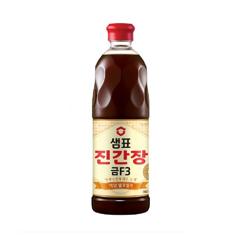 샘표 진간장 금F3, 860ml, 2개