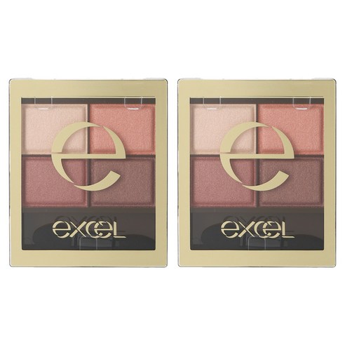 엑셀 excel 스키니 리치 섀도 4.3g, SR11 브릭 브라운, 2개