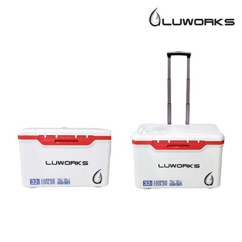 루웍스 캐리어 쿨러 아이스박스 32L 화이트 LWT-125, LWT-125 캐리어쿨러 화이트 32L