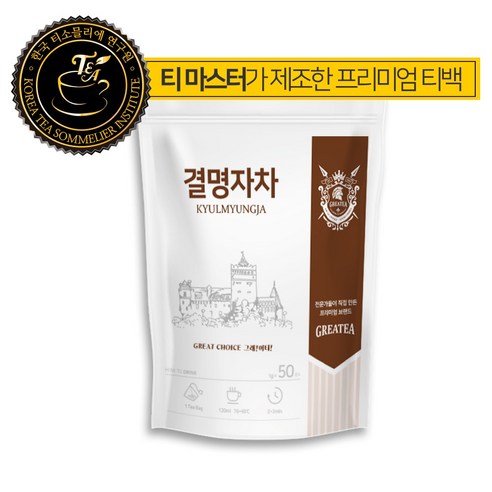 그래이티 저온로스팅 국산 결명자차 삼각티백, 1g, 1개, 50개입