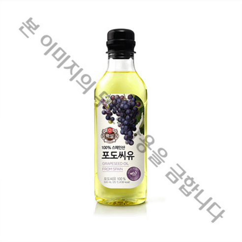 백설 포도씨유(500ml) 460g, 1개, 500ml