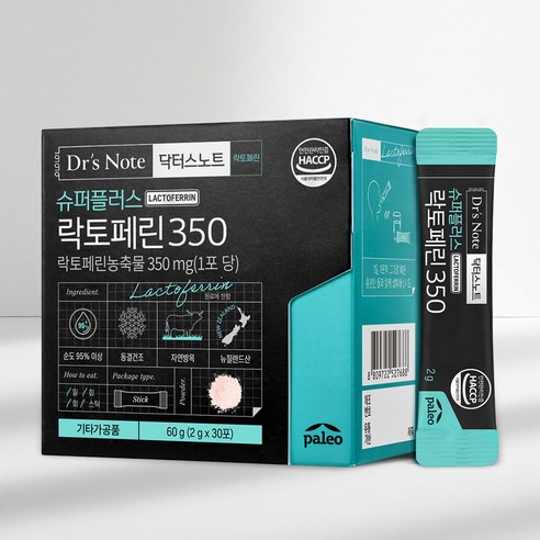 팔레오 닥터스노트 락토페린, 60g, 4개