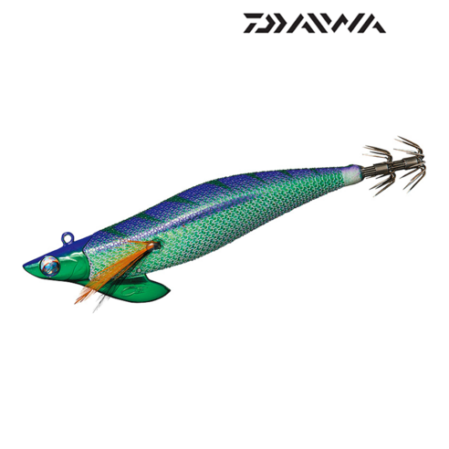 한국다이와 에메랄다스보트2 RV 무늬오징어 팁런 에기, 2.75호 25g, 녹 퍼플스기, 1개, 25g