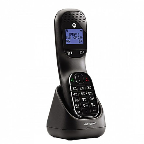 모토로라 디지털 무선 전화기 블랙, TD1001A(블랙)