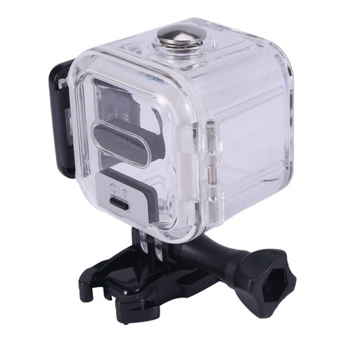 AFBEST Gopro Hero 5 4 세션 다이빙 수중용 45m 방수 하우징 케이스, 블랙&투명