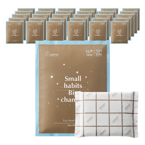 소소이지 대용량 포켓용 손난로 손에 안묻는 핫팩 140g, 30개