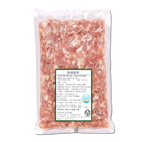 [맛난꼬꼬 다짐육] 국내산 특수부위 닭고기 다짐육 3종(냉동)