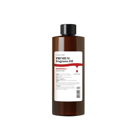 리빙인샵 LIVINGinSHOP 프래그런스 오일 원액, 1개, 500ml, 밤쉘