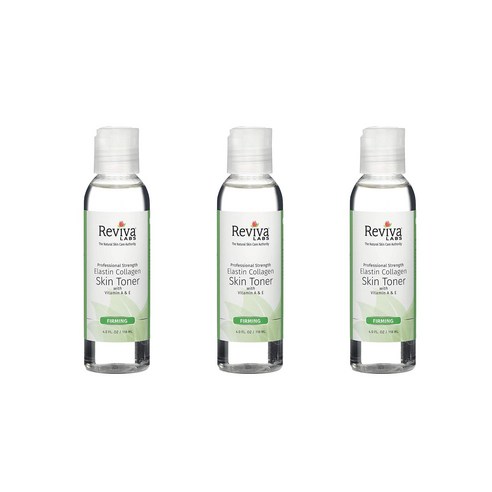 레비바랩스 엘라스틴 & 콜라겐 스킨 토너, 118ml, 3개