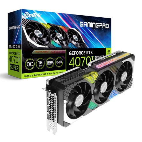 이엠텍 지포스 RTX 4070 Ti SUPER GAMINGPRO D6X 16GB