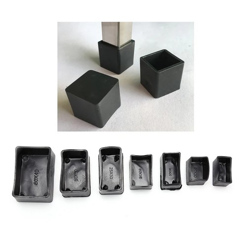 의자 커버 직사각형 다리 캡 방지 테이블 발 양말 보호대 바닥 7 사이즈 8 개, 03 20x30mm 8pcs