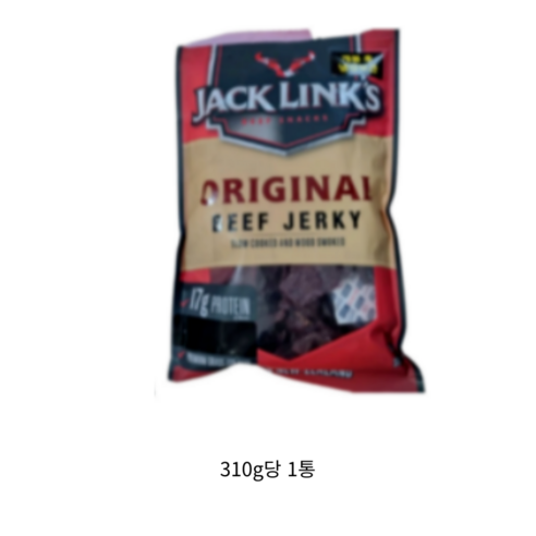 잭링크스 비프 져키 오리지널 육포, 50g, 1개