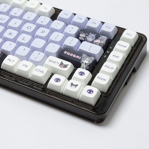오하이오 쿠로미키캡 XDA pbt 염료승화 68 61 84 87 키캡, 쿠로미 XDA 키캡 박스포함, 공식 표준, 쿠로미 XDA 파우치