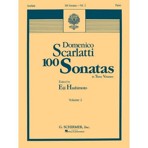 Scarlatti - 100 Sonatas Volume 2 | 스카를라티 - 100 피아노 소나타 2권 | Schirmer 셔머