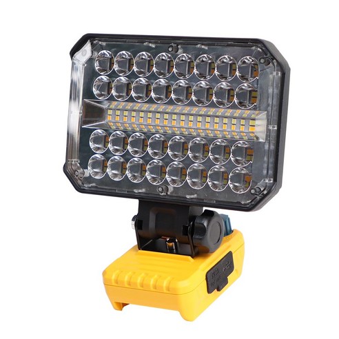 WIZ DM-3306: 디월트 배터리 호환으로 어둠을 밝히는 고휘도 LED 작업등
