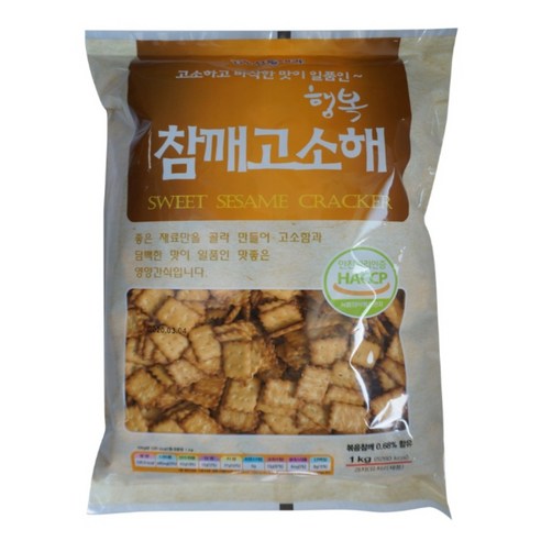 참깨고소해 대용량 과자 어르신 간식 주전부리, 1.8kg, 1개