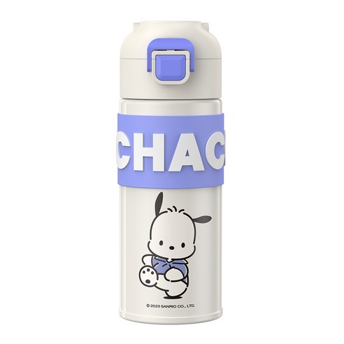 산리오 SANRIO 캐릭터 원터치 텀블러 400ml 보온병 보냉병 정품 라이센스, 포차코 400 ml, 1개
