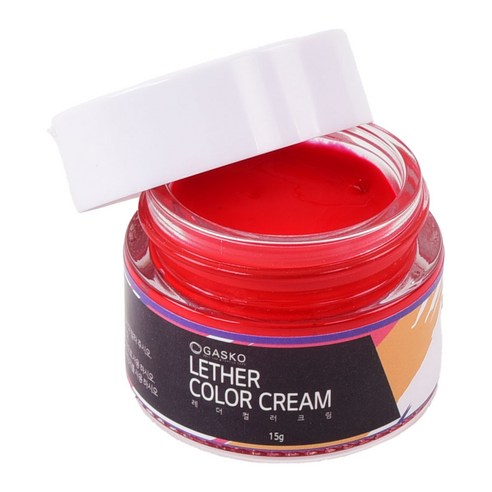 가스코 가죽컬러크림 크림 염색제 염색약 가죽 신발 가방 구두 스크래치 명품 복원