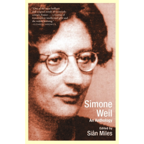 (영문도서) Simone Weil: An Anthology Paperback, Grove Press, English, 9780802137296