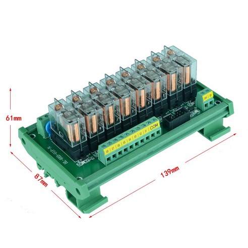 8채널 G2R 1 E 12V 24V 16A 릴레이 고품질 모듈 PLC 드라이버 보드 출력 증폭기, 01 PNP_01 INPUT 12V