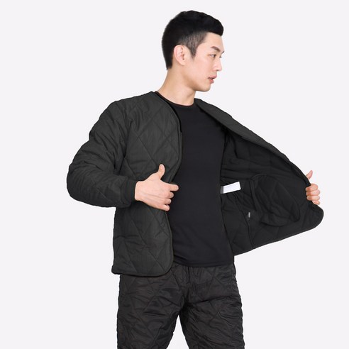 라이렉스 방한 깔깔이 기모 겨울 군인 점퍼