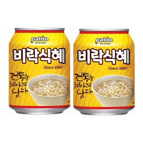 팔도 비락식혜 238ml 20개 세트 업소용식혜 팔도 비락식혜 238ml 20개 세트 업소용식혜