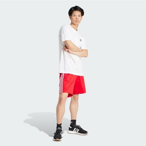 [매장정품] 아디다스 ADIDAS [남여공용] 아디컬러 파이어버드 쇼츠 IM9421 캐주얼 데일리 반바지 레드