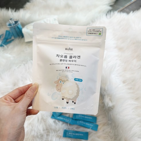 유니자르 차오름콜라겐 효소 세안제 클렌징 파우더 Enzyme X 30포, 6g, 2개