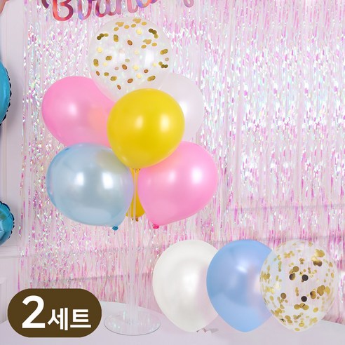 에스엠파티 풍선 스탠드 세트, 2세트, 슈팅스타