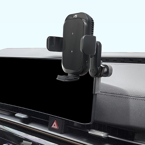픽스 카니발 KA4 페이스리프트 차량용 핸드폰 충전거치대 세트, 1개, 모니터 우측 마운트 + 연장바 + 충전거치대