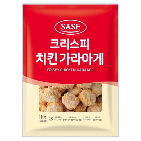 사세 크리스피치킨 가라아게, 1kg, 3개