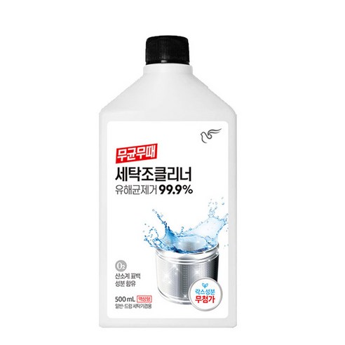 무균무때 세탁조클리너, 8, 500ml