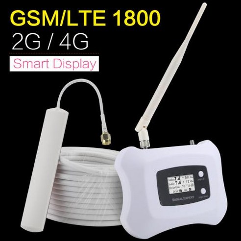 이스라엘 셀룰러 증폭기 모바일 수신 휴대 전화 네트워크 부스터 통신 안테나 4G LTE 1800 B3 AS-D1, 미국 플러그, 2) 미국 플러그