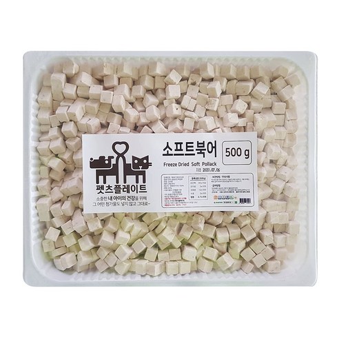 펫츠플레이트 동결건조간식 소프트 북어트릿, 1개