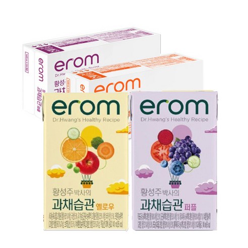 하루 한 팩으로 건강을 채우는 습관, 이롬 과채습관