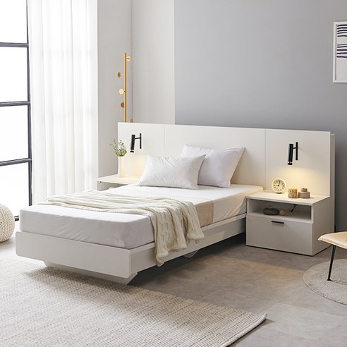 호텔 스위트룸의 아늑함을 내 방으로, 알파침대 엘레나 프레임