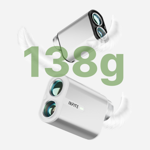 인피테 레이저 골프 거리측정기로 정확한 거리 측정, 자신감 있는 샷!