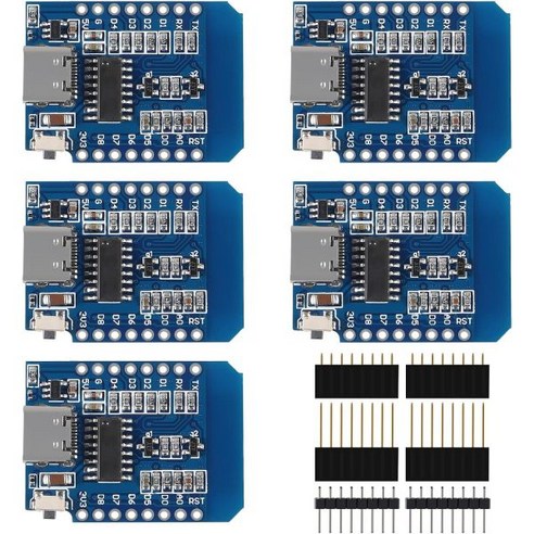 5pcs ESP8266 ESP12F 노드Mcu Mini D1 모듈 WeMos Lua 4M, Type-C