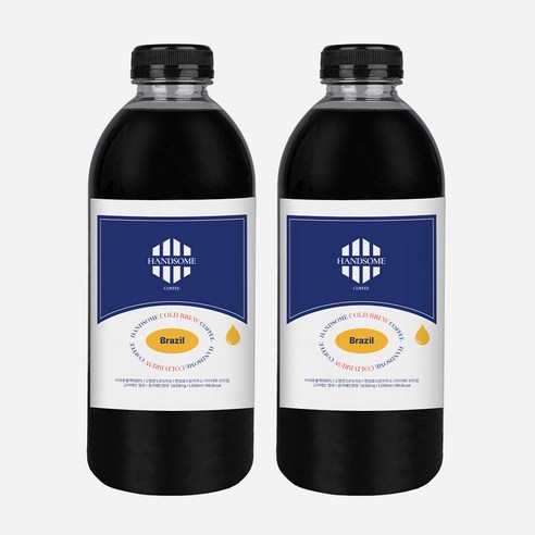 핸섬로스팅하우스 더치커피 1L+1L 브라질 세하도 콜드브루원액, 2개, 1개입, 1000ml