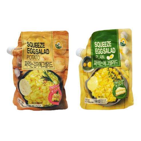 [한길물류]코스트코 풍요한아침 짜먹는 샐러드 1kg 아이스박스 아이스팩 무료포장, 포테이토에그 샐러드, 1개 에그감자샐러드