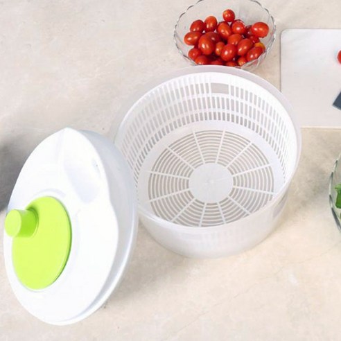 야채탈수기 채소 과일 샐러드 헹굼 플라스틱 탈수기, 야채 세척 탈수기 (04-143A)