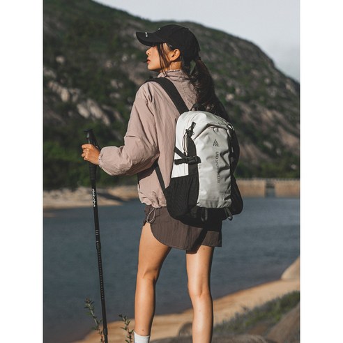 스포츠 아웃도어 백팩 경량 잔스포츠백팩 남녀공용 등산 가방, 블랙, 1개