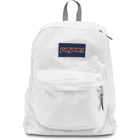 JanSport 잔스포츠 슈퍼브레이크 백팩 경량 배낭 화이트 클래식