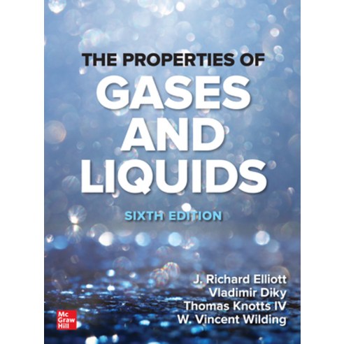 (영문도서) The Properties of Gases and Liquids Sixth Edition Hardcover, McGraw-Hill Companies, English, 9781260116342
