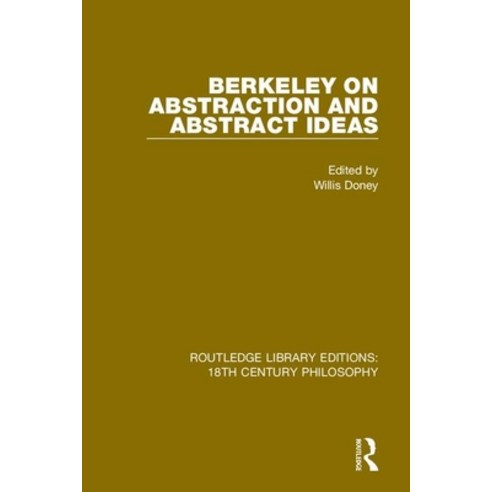 Berkeley on Abstraction and Abstract Ideas Paperback, Routledge