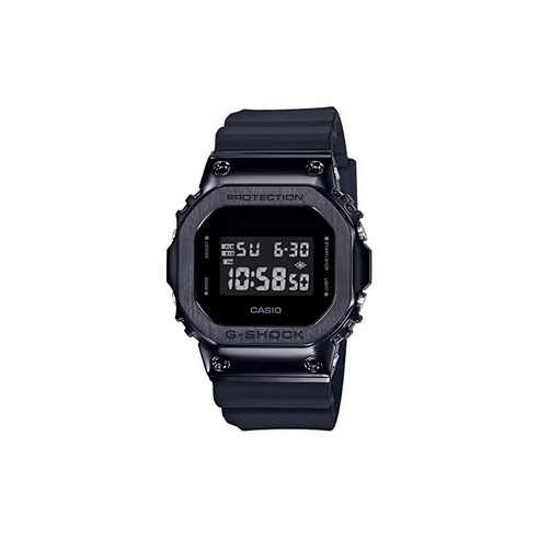 카시오 손목시계 지샥 국내 메탈커버드 GM5600B1JF 남성 블랙